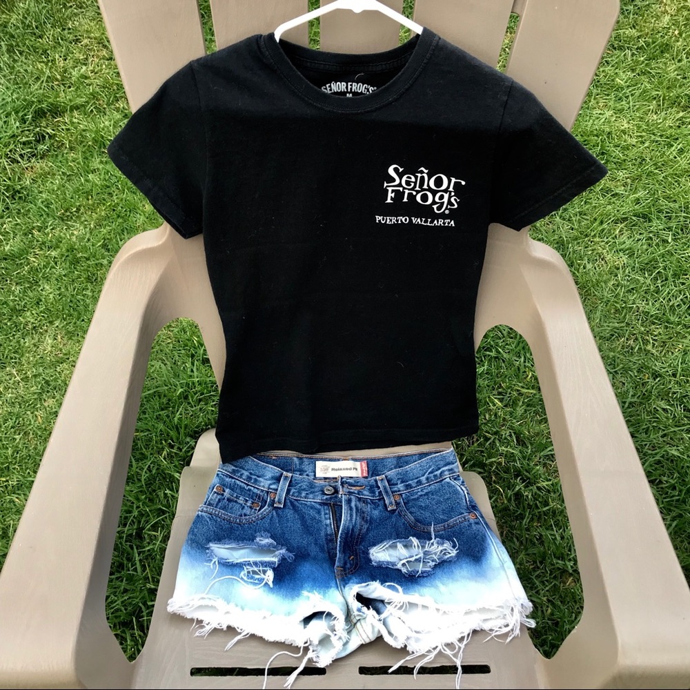 Señor Frogs 🌊 Puerto Vallarta Summer Cotten T